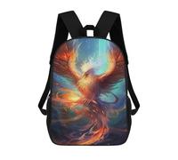 sinyumoney 17inchMochila Phoenix Rising Fantasy Artwork Mochila Escolar Impresa En 3D Para Niños Y Niñas, Mochila Para Portátil Para Niños/estudiantes/adultos
