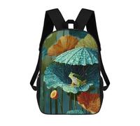 sinyumoney 17inchMochila Rainy Day Umbrella for One Mochila Escolar Impresa En 3D Para Niños Y Niñas, Mochila Para Portátil Para Niños/estudiantes/adultos