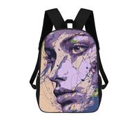 sinyumoney 17inchMochila Sad Face Mochila Escolar Impresa En 3D Para Niños Y Niñas, Mochila Para Portátil Para Niños/estudiantes/adultos