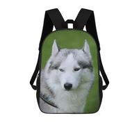 sinyumoney 17inchMochila Siberian Husky Mochila Escolar Impresa En 3D Para Niños Y Niñas, Mochila Para Portátil Para Niños/estudiantes/adultos