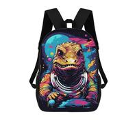 sinyumoney 17inchMochila Space Dinosaur Astronaut Art Print Mochila Escolar Impresa En 3D Para Niños Y Niñas, Mochila Para Portátil Para Niños/estudiantes/adultos