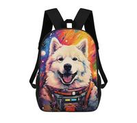 sinyumoney 17inchMochila Space Dog Adventure-340 Mochila Escolar Impresa En 3D Para Niños Y Niñas, Mochila Para Portátil Para Niños/estudiantes/adultos