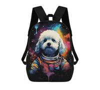 sinyumoney 17inchMochila Space Pup Adventure -5 Mochila Escolar Impresa En 3D Para Niños Y Niñas, Mochila Para Portátil Para Niños/estudiantes/adultos