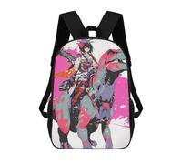 sinyumoney 17inchMochila T Rex Geisha Sniper Mochila Escolar Impresa En 3D Para Niños Y Niñas, Mochila Para Portátil Para Niños/estudiantes/adultos