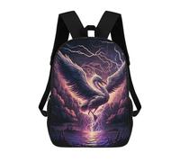sinyumoney 17inchMochila Thundering Bird of Storms Mochila Escolar Impresa En 3D Para Niños Y Niñas, Mochila Para Portátil Para Niños/estudiantes/adultos