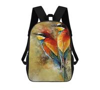 sinyumoney 17inchMochila Watercolor Birds Mochila Escolar Impresa En 3D Para Niños Y Niñas, Mochila Para Portátil Para Niños/estudiantes/adultos