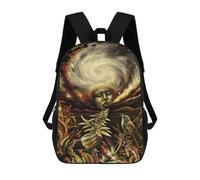 sinyumoney 17inchMochila Whispering Winds Nature's Breath Mochila Escolar Impresa En 3D Para Niños Y Niñas, Mochila Para Portátil Para Niños/estudiantes/adultos