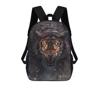 sinyumoney 17inchMochila Wild Tiger Roar Mochila Escolar Impresa En 3D Para Niños Y Niñas, Mochila Para Portátil Para Niños/estudiantes/adultos