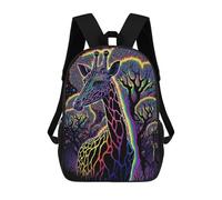 sinyumoney 2 Mochilas Abstract Psychedelic Mochila Escolar Para Niños Mochila Escolar Impresa En 3D Para Niños Estudiantes De Primaria Y Secundaria 17inch