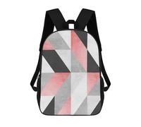 sinyumoney 2 Mochilas Art with Textures 8 Mochila Escolar Para Niños Mochila Escolar Impresa En 3D Para Niños Estudiantes De Primaria Y Secundaria 17inch