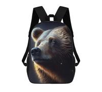 sinyumoney 2 Mochilas Bear Animal Mochila Escolar Para Niños Mochila Escolar Impresa En 3D Para Niños Estudiantes De Primaria Y Secundaria 17inch