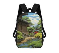 sinyumoney 2 Mochilas Bonsai Japanese Mochila Escolar Para Niños Mochila Escolar Impresa En 3D Para Niños Estudiantes De Primaria Y Secundaria 17inch