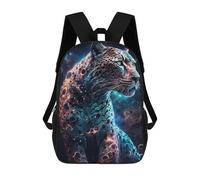 sinyumoney 2 Mochilas Cosmic Jaguar Mochila Escolar Para Niños Mochila Escolar Impresa En 3D Para Niños Estudiantes De Primaria Y Secundaria 17inch