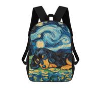 sinyumoney 2 Mochilas Dachshund Puppy Sleeping Mochila Escolar Para Niños Mochila Escolar Impresa En 3D Para Niños Estudiantes De Primaria Y Secundaria 17inch