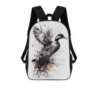 sinyumoney 2 Mochilas Duck Black And White Mochila Escolar Para Niños Mochila Escolar Impresa En 3D Para Niños Estudiantes De Primaria Y Secundaria 17inch