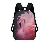 sinyumoney 2 Mochilas Elegant Pink Flamingo Mochila Escolar Para Niños Mochila Escolar Impresa En 3D Para Niños Estudiantes De Primaria Y Secundaria 17inch