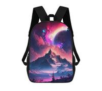 sinyumoney 2 Mochilas Frosty Celestial Peaks Mochila Escolar Para Niños Mochila Escolar Impresa En 3D Para Niños Estudiantes De Primaria Y Secundaria 17inch