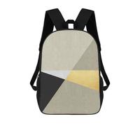 sinyumoney 2 Mochilas Golden Lines III Mochila Escolar Para Niños Mochila Escolar Impresa En 3D Para Niños Estudiantes De Primaria Y Secundaria 17inch
