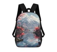 sinyumoney 2 Mochilas Japan Temple Inspiration Mochila Escolar Para Niños Mochila Escolar Impresa En 3D Para Niños Estudiantes De Primaria Y Secundaria 17inch