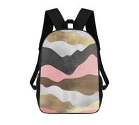 sinyumoney 2 Mochilas Landscape Collage C Mochila Escolar Para Niños Mochila Escolar Impresa En 3D Para Niños Estudiantes De Primaria Y Secundaria 17inch