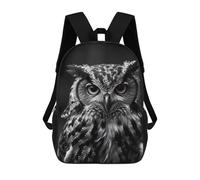 sinyumoney 2 Mochilas Owl Bird Mochila Escolar Para Niños Mochila Escolar Impresa En 3D Para Niños Estudiantes De Primaria Y Secundaria 17inch