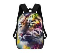 sinyumoney 2 Mochilas Rainbow Tiger Wildlife Mochila Escolar Para Niños Mochila Escolar Impresa En 3D Para Niños Estudiantes De Primaria Y Secundaria 17inch