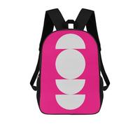 sinyumoney 2 Mochilas Vibrant Shapes 10 Mochila Escolar Para Niños Mochila Escolar Impresa En 3D Para Niños Estudiantes De Primaria Y Secundaria 17inch