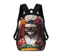 sinyumoney 2Mochila 3D Beauty Japan Mochila Escolar Para Niños Mochila Para Libros Mochila Moderna Mochila Para Portátil Para Niños Y Niñas 17inch