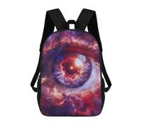 sinyumoney 2Mochila 3D Cosmic Eye Mochila Escolar Para Niños Mochila Para Libros Mochila Moderna Mochila Para Portátil Para Niños Y Niñas 17inch