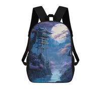 sinyumoney 2Mochila 3D Magic Forest Mochila Escolar Para Niños Mochila Para Libros Mochila Moderna Mochila Para Portátil Para Niños Y Niñas 17inch