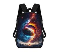 sinyumoney 2Mochila 3D Martian Volcano Mochila Escolar Para Niños Mochila Para Libros Mochila Moderna Mochila Para Portátil Para Niños Y Niñas 17inch