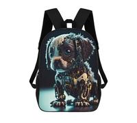 sinyumoney 2Mochila 3D Robotic Puppy Mochila Escolar Para Niños Mochila Para Libros Mochila Moderna Mochila Para Portátil Para Niños Y Niñas 17inch