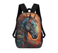 sinyumoney 2Mochila 3D The Beautiful Horse Mochila Escolar Para Niños Mochila Para Libros Mochila Moderna Mochila Para Portátil Para Niños Y Niñas 17inch