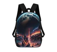 sinyumoney 2Mochila 3D Volcan Earth Mochila Escolar Para Niños Mochila Para Libros Mochila Moderna Mochila Para Portátil Para Niños Y Niñas 17inch
