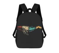 sinyumoney 2Mochila 3D Whale Fish Mochila Escolar Para Niños Mochila Para Libros Mochila Moderna Mochila Para Portátil Para Niños Y Niñas 17inch