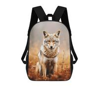 sinyumoney 2Mochila 3D Wolf Cub Mochila Escolar Para Niños Mochila Para Libros Mochila Moderna Mochila Para Portátil Para Niños Y Niñas 17inch