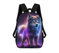 Sinyumoney 3D mochila escolar impresa para niños tinta rosa, gran capacidad, ideal para viajes, moda e informal, Cute Fluffy Cub, 17"