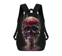 sinyumoney 3D Skull Aesthetic Mochila Escolar Infantil Impresa En 3D Para Niños, Mochilas De Viaje, Bolsas Para Libros, Mochila Escolar Infantil 17inch