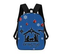 sinyumoney 50 Holy Night 50 Mochila Escolar Para Niños Mochila Escolar Impresa En 3D Mochila Escolar De Moda Para Niños De Primaria Y Secundaria 17inch