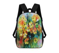 sinyumoney A Bouquet of Yellow Flower Mochila Escolar Impresa En 3D Para Niños 17inch Mochilas Para Niños Y Niñas, Mochilas Escolares Para Niños, Mochilas De Viaje
