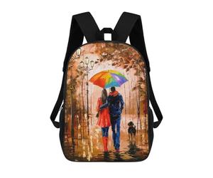 sinyumoney A Bright Walk with A Frien Mochila Para Computadora Para La Escuela/trabajo/viajes Para Adolescentes, Niñas, Niños, Mujeres Y Hombres 17inch