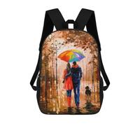 sinyumoney A Bright Walk with A Frien Mochilas Infantiles Mochila Escolar Mochila Impresa En 3D Para Niños Mochilas De Viaje Bolsas Para Libros Mochila Escolar Para Niños 17inch