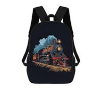 sinyumoney A Classic Steam Train Mochila Escolar Ligera E Informal Para Adolescentes, Niños, Mujeres Y Hombres 17inch