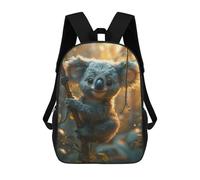 sinyumoney A Cute Cartoon Koala Mochila Escolar De Moda Para Estudiantes, Adecuada Para Niños Y Niñas, Mochila Informal Para Viajes Al Aire Libre, Esencial Para El Día A Día 17inch