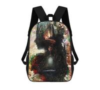 sinyumoney A Darker White Mochila Escolar Ligera Para Aeropuerto Y Universidad Para Estudiantes, Ideal Para El Campus, Viajes Al Aire Libre Y Deportes 17inch
