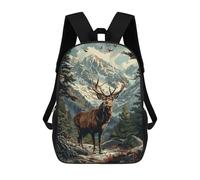sinyumoney A Deer in The Forest Mochila Escolar Mochila De Día Mochila De Negocios Mochila Impermeable Para Libros Para Hombres/mujeres 17inch