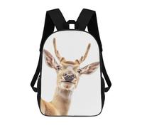 sinyumoney A Deer Taking A Selfie Mochilas Para Niños Y Estudiantes, Mochilas Escolares Impresas En 3D, Mochilas Para Estudiantes De Primaria Y Secundaria Para Niños Y Niñas 17inch