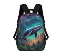 sinyumoney A Fabulous Whale Flies Mochila, Mochila Escolar Impresa En 3D, Bolsa Para El Almuerzo Escolar, Mochila De Viaje, Mochila Para Amigos, Mochila Escolar Para Niñas Y Niños 17inch