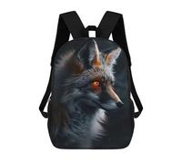 sinyumoney A Fierce Fox Mochila Escolar Impresa En 3D Para Niños, Mochila Escolar Informal De Moda Para Viajes Para Niños Y Estudiantes 17inch