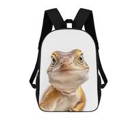 sinyumoney A Lizard Taking A Selfie Mochilas Escolares Impresas En 3D, Mochila Escolar Informal Para Niños, Mochila Escolar De Moda Para Estudiantes De Secundaria 17inch
